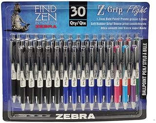 Zebra zgrip flight pen 1,2 mm - paquet de 30 stylos multicolores. La boutique en ligne DIAYTAR COTE D'IVOIRE propose une expérience d'achat unique et personnalisée, avec des recommandations de produits basées sur les préférences des clients. Les clients peuvent ainsi découvrir de nouveaux produits et marques qui correspondent à leurs intérêts et à leurs besoins. De plus, la boutique offre des promotions et des offres spéciales régulières pour rendre l'achat en ligne encore plus attrayant.