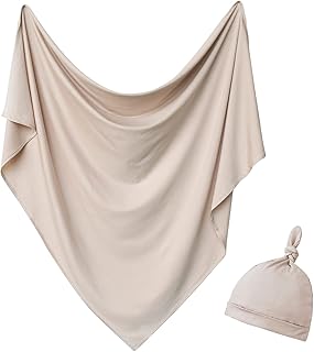 Ensemble d'emmaillotage pour nouveau-né ulola, couverture extensible pour garçons et filles (sable)