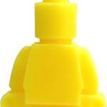 Bougie parfumée jaune pour la décoration, bougie en forme de robot pour la décoration