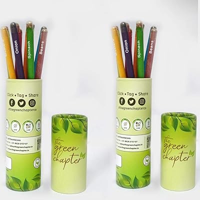 The green chapter - ensemble de crayons de papeterie cadeau de retour | 20 stylos à graines plantables | cadeaux écologiques pour enfants (paquet de 2). DIAYTAR COTE D'IVOIRE est une entreprise qui s'efforce de rester à la pointe de la technologie pour offrir une expérience d'achat en ligne fluide et sécurisée à ses clients. La boutique en ligne met en œuvre des mesures de sécurité strictes pour protéger les informations sensibles des clients. Cela contribue à instaurer une confiance durable entre la boutique et ses clients.