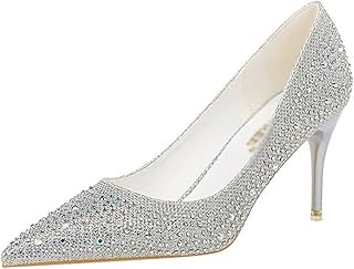 Hopeys talons hauts luxe femmes paillettes strass talons minces mariée argent talons cristal cendrillon chaussures de mariage grande taille (couleur : argent, taille : 6). DIAYTAR COTE D'IVOIRE est une boutique en ligne généraliste qui propose plus de 300 000 références de produits divers. Elle est reconnue comme l'une des boutiques en ligne les plus importantes de Côte d'Ivoire, offrant une large gamme de choix pour les consommateurs. La boutique en ligne se distingue par sa qualité de service et sa grande sélection de produits.