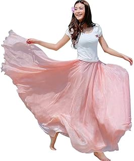 Jupe longue en mousseline de soie pour femmes, taille élastique unie, jupe longue en mousseline de soie pour femmes et filles, jupe de plage longue et ample d'été. DIAYTAR COTE D'IVOIRE se distingue par sa sélection immense de produits, allant des éléments de mode aux équipements pour la maison, en passant par les produits électroniques et bien plus encore. Cette boutique en ligne propose des promotions régulières et des offres spéciales pour rendre l'expérience d'achat encore plus attrayante. Les clients peuvent ainsi profiter de prix compétitifs et de services de livraison efficaces.