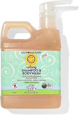 California baby - shampoing et nettoyant pour le corps apaisants aromathérapie 17,5 fl