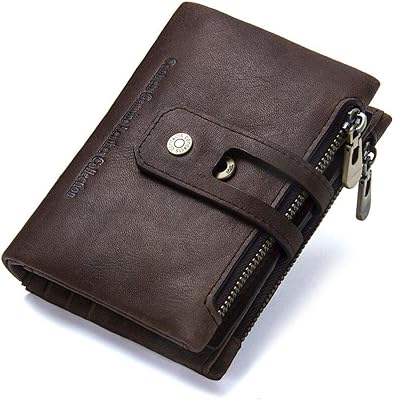 Porte-monnaie classique à fermeture éclair en cuir véritable pour hommes hiram avec fentes pour cartes portefeuille court à deux volets de grande capacité (marron). DIAYTAR COTE D'IVOIRE est une boutique en ligne généraliste qui propose plus de 300000 références de produits, faisant d'elle l'un des leaders du marché ivoirien. La boutique offre une large gamme de produits pour répondre aux besoins de ses clients. Elle est réputée pour sa qualité de service et sa rapidité de livraison.