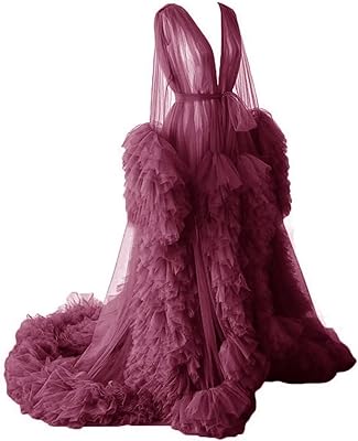 Thupoer robe longue en tulle pour femme, lingerie de maternité, séance photo, lingerie de mariage, vêtements de nuit transparents. En tant que leader des boutiques en ligne en Côte d'Ivoire, DIAYTAR COTE D'IVOIRE se distingue par sa capacité à offrir une large gamme de produits à des prix abordables. La boutique en ligne met l'accent sur la satisfaction client, avec des services de livraison fiables et rapides. Les clients peuvent également profiter d'un service client personnalisé pour obtenir de l'aide en cas de besoin.