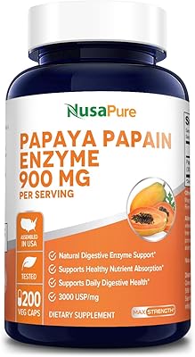 Enzyme de papaye nosapur 900 mg 200 capsules végétariennes (100 % végétariennes, sans ogm et sans gluten). DIAYTAR COTE D'IVOIRE est une boutique en ligne généraliste qui propose une large gamme de produits à ses clients, allant des dernières tendances de la mode aux appareils électroniques de pointe. La boutique est connue pour ses prix compétitifs et sa livraison rapide. Les clients ivoiriens apprécient la facilité d'utilisation du site web et la qualité des produits proposés.