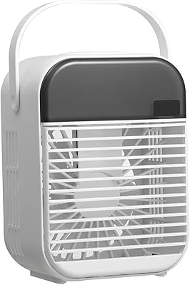Zenzes climatiseur d'intérieur, ventilateur de refroidissement, humidificateur portatif, veilleuse numérique intelligente, diffuseur