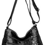 Sac à bandoulière pour femme en cuir souple sac multicouche au de sign