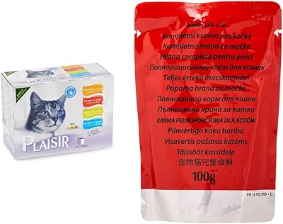 Agréables morceaux de chat en bouillon, 12 sachets de 100 grammes dans un multi-pack