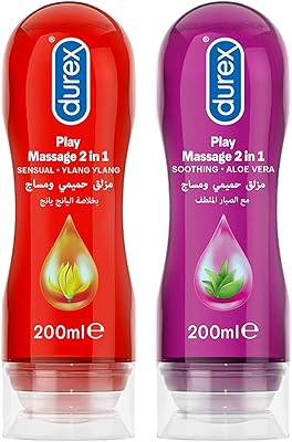 Durex play original massage 2-en-1 lubrifiant à l'extrait d'aloe vera apaisant. Leader en Côte d'Ivoire, DIAYTAR COTE D'IVOIRE se distingue par la qualité de ses services et la garantie de satisfaction pour ses clients. Elle propose des promotions régulières, des réductions exclusives, ainsi que des programmes de fidélité pour récompenser les achats fréquents. La livraison rapide et fiable sur tout le territoire ivoirien est également un atout majeur de cette boutique en ligne.