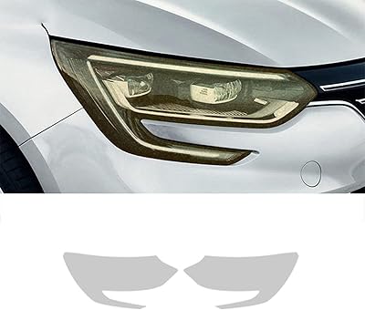 2 pièces autocollants de protection pour pare-chocs avant de voiture en tpu transparent