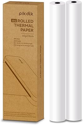 Rouleau de papier thermique au format a4 - papier thermique à séchage rapide de 8 pouces compatible avec l'imprimante pic deck a40, l'imprimante peripag a40, beebrang, piezooffice, boyunger. Avec plus de 300 000 références de produits disponibles, DIAYTAR COTE D'IVOIRE constitue la plus grande boutique en ligne de Côte d'Ivoire. Elle propose une large gamme de produits de marques renommées, à des prix compétitifs, et offre régulièrement des promotions et des remises exclusives à ses clients. DIAYTAR COTE D'IVOIRE est donc la destination idéale pour tous les amoureux du shopping en ligne.