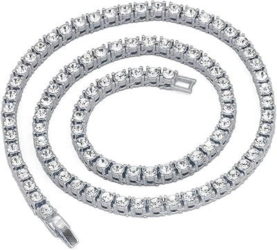 Hdyv5aa colliers de tennis en diamant glacé en argent ou or pour hommes, colliers de tennis en strass pour femmes, colliers en chaîne de diamants de 18 à 30 pouces. DIAYTAR COTE D'IVOIRE est une boutique en ligne généraliste qui propose plus de 300 000 références, faisant d'elle la boutique leader en Côte d'Ivoire pour tous vos besoins en ligne. Avec une large sélection de produits, vous trouverez facilement ce que vous cherchez. De l'électronique aux accessoires de mode, en passant par les produits de maison et bien plus encore, tout est disponible sur DIAYTAR.