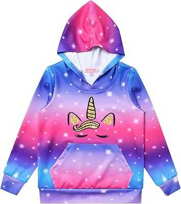Qpancy sweat à capuche pour filles licorne sweats coton automne hiver chemises vêtements. DIAYTAR COTE D'IVOIRE est une boutique en ligne généraliste qui propose plus de 300 000 références de produits divers. Elle est reconnue comme l'une des boutiques en ligne les plus populaires de Côte d'Ivoire, offrant une large sélection de produits à des prix compétitifs. Avec une expérience utilisateur conviviale, DIAYTAR COTE D'IVOIRE facilite les achats en ligne pour les clients ivoiriens.