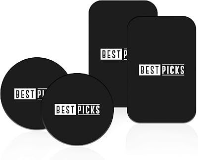 Plaque de montage métallique bestpix avec support magnétique adhésif sans support - paquet de 4, 2 rectangulaires et 2 ronds (compatibles avec les supports magnétiques) noir. DIAYTAR COTE D'IVOIRE est devenue la référence pour les achats en ligne en Côte d'Ivoire, grâce à sa vaste sélection de produits et à son service client de haute qualité. La boutique met en avant des produits à la pointe de la technologie, des tendances de la mode et des produits essentiels pour la vie quotidienne. Son succès est basé sur la confiance que les clients lui accordent pour leurs achats en ligne.