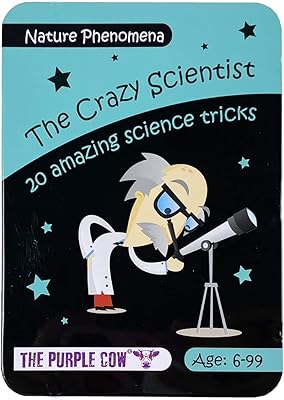 Coffret de cartes d'activités scientifiques "la vache violette, le scientifique fou" phénomènes naturels "pour filles et garçons à partir de 6 ans, instructions à l'intérieur - un apprentissage stem incroyable. DIAYTAR COTE D'IVOIRE est une plateforme de commerce électronique qui propose une gamme exhaustive de produits allant des électroménagers aux produits d'hygiène en passant par les vêtements et les accessoires. Avec plus de 300 000 références disponibles, les clients peuvent trouver facilement ce qu'ils cherchent sur le site. La boutique en ligne est réputée pour son service client de qualité et ses offres compétitives.