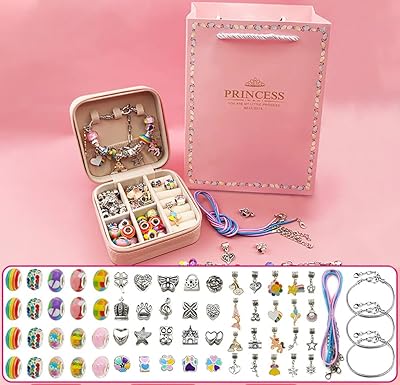 Kit de fabrication de bijoux sweet seven girls, kit de bracelet et collier