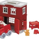 Jouet de caserne de pompiers green toys, multicolore, pfir-1156