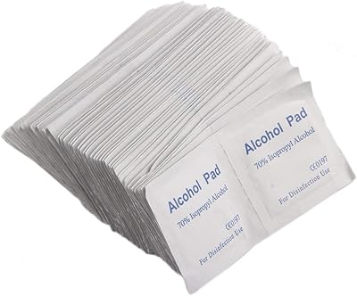 100 pièces/boîte tampons d'essuyage alcoolisés professionnels dans un petit sac antibactérien pour le nettoyage