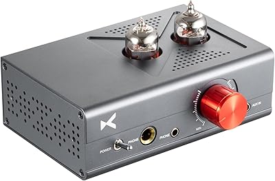 Irovami-mt-602 amplificateur de casque haute performance 6j1 à transistor double tube préamplificateur