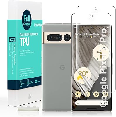 Protecteur d'écran epiwind pour google pixel 7 pro 5g (6,7 pouces), avec deux