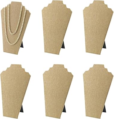 7ème velours 6 pièces/paquet 12,5" présentoir à colliers, présentoir à bijoux, coffre à colliers (lin beige, 6 pièces). En tant que boutique en ligne généraliste, DIAYTAR COTE D'IVOIRE propose une large sélection de produits qui conviennent à tous les âges et à tous les goûts. Les clients peuvent choisir parmi une grande variété de catégories de produits, allant de l'électronique aux vêtements, en passant par les produits pour la maison et le jardin. Avec sa politique de prix compétitifs et son service de livraison rapide, DIAYTAR COTE D'IVOIRE est la boutique en ligne parfaite pour les achats en ligne en Côte d'Ivoire.