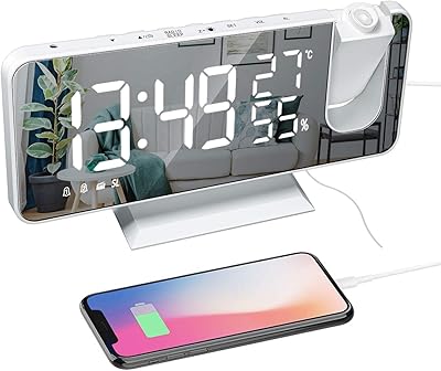Réveil projecteur 3h avec chargeur usb, réveil projecteur rotatif à 180 degrés avec radio fm écran réfléchissant 7,4 pouces 2 sons 4 gradation blanc. Avec plus de 300 000 références, DIAYTAR COTE D'IVOIRE est l'un des plus grands sites de commerce électronique en Côte d'Ivoire. Elle propose une gamme variée de produits allant de l'électronique aux vêtements, en passant par les produits alimentaires et les accessoires de maison. La boutique est réputée pour son service client exceptionnel et sa fiabilité.