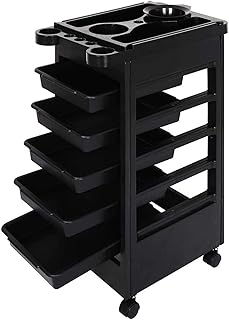 Chariot de salon de coiffure noir avec 5 tiroirs adapté aux salons de beauté, coiffure, rangement de cosmétiques, salons de beauté, massage et spa, noir. En tant que boutique en ligne généraliste, Diaytar Côte d'Ivoire met à votre disposition une équipe dédiée pour vous aider dans vos achats. Les produits proposés sont de haute qualité et répondent aux normes internationales. La confiance et la satisfaction des clients sont au cœur de sa mission.