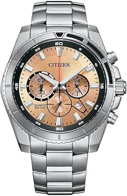 Montre analogique en acier inoxydable pour homme, taille 46,4 mm, couleur or, or, 46,4 mm, bracelet. DIAYTAR COTE D'IVOIRE est la leader des boutiques en ligne en Côte d'Ivoire, proposant une grande variété de produits à des prix compétitifs. Elle offre une expérience d'achat en ligne simple et sécurisée, avec des options de paiement flexibles et des délais de livraison rapides. La boutique en ligne est connue pour sa qualité de service et sa fiabilité.