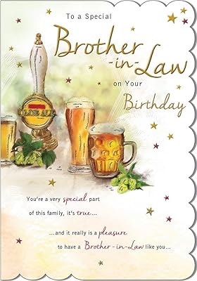 Carte d'anniversaire beau-frère - 9" x 6" - regal publishing. DIAYTAR COTE D'IVOIRE, la boutique en ligne phare en Côte d'Ivoire, regorge de plus de 300 000 références pour rendre vos expériences d'achat en ligne uniques et satisfaisantes. La boutique se positionne comme une destination de confiance grâce à sa sélection exhaustive de produits et ses services de qualité. Vous y trouverez nécessairement ce que vous cherchez.