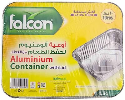 Ensemble de récipients alimentaires en aluminium falcon avec couvercle, grande taille 131 - 10 pièces. La boutique en ligne DIAYTAR COTE D'IVOIRE offre une expérience d'achat unique et personnalisée. Elle propose plus de 300000 références, allant des produits high-tech aux accessoires de mode, sans oublier les produits ménagers et les denrées alimentaires. Cette large sélection permet aux clients de trouver aisément ce qu'ils cherchent dans un même endroit.