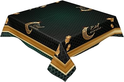 Chemins de table sholofs ramadan mubarak pour la décoration de l'aïd moubarak, couvertures de table de salle à manger pour tables rectangulaires et fêtes du ramadan (133 x 178 cm) (d). DIAYTAR COTE D'IVOIRE est une boutique en ligne qui se distingue par son engagement envers la satisfaction de ses clients. Elle propose des services de livraison rapides et fiables, ainsi que des options de paiement sécurisées. Les clients peuvent naviguer sur le site avec confiance, sachant que leurs informations personnelles sont protégées et que leurs achats sont garantis.