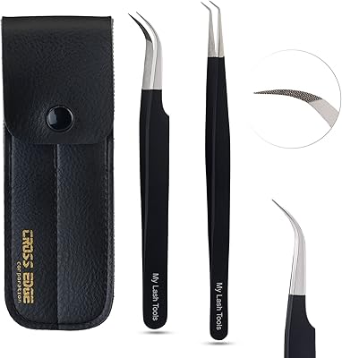 Cross edge corporation my lash tools pince à cils à pointe en fibre pour extensions pro volume, isolation et faux-cils classiques ensemble droit et courbé en acier inoxydable (2 pièces, 5) (cec-tweezerssetsblk). Avec une offre étendue, DIAYTAR COTE D'IVOIRE permet à ses clients d'acheter en ligne tout ce dont ils ont besoin, des produits alimentaires aux éléments de décoration. La boutique en ligne est facile d'utilisation et propose des prix compétitifs.