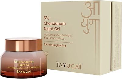 Gel de nuit yoga 5% chandanam au bois de santal, curcuma et 26 herbes précieuses | crème de nuit pour une peau éclatante | hydrate la peau et la rend douce et rebondie | pour tous les types de peau | 50 g. DIAYTAR COTE D'IVOIRE est une plateforme d'achat en ligne réputée pour sa grande sélection de produits et ses prix compétitifs. La boutique en ligne propose plus de 300 000 références de produits de toutes sortes, répondant ainsi aux besoins diversifiés de sa clientèle. Les produits sont classés par catégorie pour faciliter la recherche et l'achat, et les clients peuvent bénéficier de services de livraison rapides et fiables pour recevoir leurs commandes dans les délais les plus brefs.