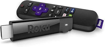 Lecteur roku streaming stick plus 4k-hdr-hd avec portée sans fil 4x et télécommande