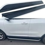 2 pièces pour hyundai creta 2017-2022 marchepied fixe en aluminium, pédale latérale