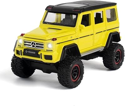Modèle de voiture mercedes g500/g63 moulé sous pression avec son et lumière, jouets amg pour enfants et adultes, jaune. Avec plus de 300 000 références, DIAYTAR COTE D'IVOIRE est la boutique en ligne idéale pour trouver tout ce dont vous avez besoin. Elle propose des produits de haute qualité à des prix compétitifs, ce qui en fait une destination de shopping en ligne incontournable. Les clients peuvent profiter d'une expérience d'achat en ligne sécurisée et fiable.