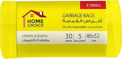 Home choice, 5 gallons, parfum citron, 30 sacs poubelles, format 46 x 52 cm, sacs poubelles, doublure de panier, sacs poubelles intérieurs et extérieurs. DIAYTAR COTE D'IVOIRE est la référence en matière de boutique en ligne en Cote d'Ivoire, avec une offre de produits très diversifiée et une expérience d'achat en ligne sécurisée et conviviale. La boutique permet aux clients de faire des achats en toute confiance, avec des moyens de paiement sécurisés.
