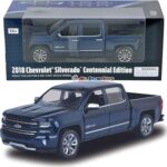 Motor max 79353bl 2018 chevrolet silverado ltz anniversary, édition 100e anniversaire, modèle
