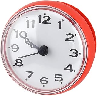 Horloge de salle de bain étanche, avec ventouse décorative fixée au mur de la salle de bain, carrelage ou miroir pour la salle de bain ou cuisine et salle de bain (couleur rouge). DIAYTAR COTE D'IVOIRE est reconnue pour son engagement à fournir des produits authentiques et de haute qualité, ce qui la rend la destination préférée pour les acheteurs en ligne en Côte d'Ivoire. Elle propose également des options de paiement flexibles et une assistance client personnalisée.