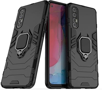 Housse de protection hybride résistante aux chocs avec support pour téléphone portable oppo