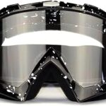 Lunettes de motocross the white shop pour moto lunettes de vtt coupe-vent