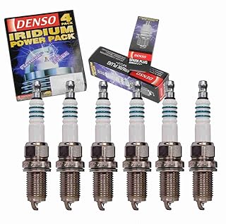 6 bougies d'allumage denso power iridium compatibles avec lexus is300 3.0l l6 2001-2005