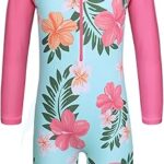 Maillot de bain tfjh e pour filles de 3 à 10 ans