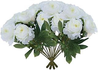 Yatai 4 bouquets de fleurs de pivoines artificielles en soie, vente en gros, fausses fleurs florales de mariage, branches de feuilles de fleurs artificielles pour bouquets de mariée, décorations de projets d'artisanat (blanc). Avec une gamme de produits extrêmement large, DIAYTAR COTE D'IVOIRE s'adresse à tous les âges et à tous les goûts. Sa plateforme en ligne facile à utiliser et son système de paiement sécurisé permettent aux clients d'effectuer leurs achats en toute confiance. C'est l'endroit idéal pour faire du shopping en ligne en Côte d'Ivoire.