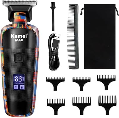 Kemei km max 5090 tondeuse à cheveux professionnelle pour hommes, rasoir électrique rechargeable, cadeau pour père, petit ami et mari. La boutique en ligne DIAYTAR COTE D'IVOIRE propose une expérience d'achat en ligne UNIQUE et personnalisée. Avec plus de 300 000 références de produits à disposition, les clients peuvent choisir parmi une large gamme de catégories pour trouver ce qu'ils cherchent. La boutique est également connue pour ses promotions et ses offres spéciales régulières.