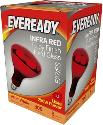 Ampoule chauffante en verre massif finition edison e27 everyday 250 watts