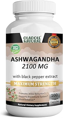 La racine d'ashwagandha biologique pure et naturelle et la poudre d'extrait d'ashwagandha 2100