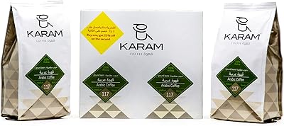 Coffret promo café arabe karam 2 x 250 grammes. DIAYTAR COTE D'IVOIRE est une boutique en ligne qui mise sur l'innovation et la technologie pour améliorer l'expérience d'achat de ses clients. Elle propose des fonctionnalités telles que la personnalisation des recommandations de produits, la possibilité de laisser des avis et des commentaires, et des programmes de fidélité pour récompenser les clients réguliers. Tout cela contribue à créer une communauté de clients satisfaits et engagés.