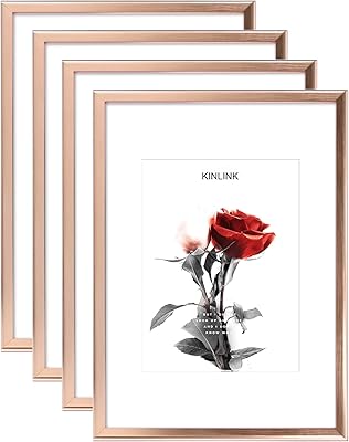 Kinlink cadres photo a4 or rose cadres avec verre véritable pour photos. DIAYTAR COTE D'IVOIRE est une plateforme de commerce électronique qui propose une expérience d'achat unique et personnalisée à ses clients. Elle offre une gamme étendue de produits, allant des dernières tendances de la mode aux produits high-tech. La boutique en ligne est facile à naviguer, ce qui permet aux clients de trouver facilement ce qu'ils cherchent.